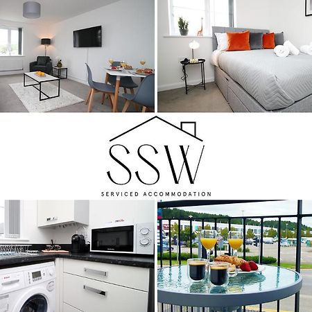 No 43 Stadium Views By Ssw - 2Br, Parking, Sleeps 4, 3Min Walk To Stadium, 10Min Drive To City Centre, Marina And Close To M4 Morriston Екстериор снимка
